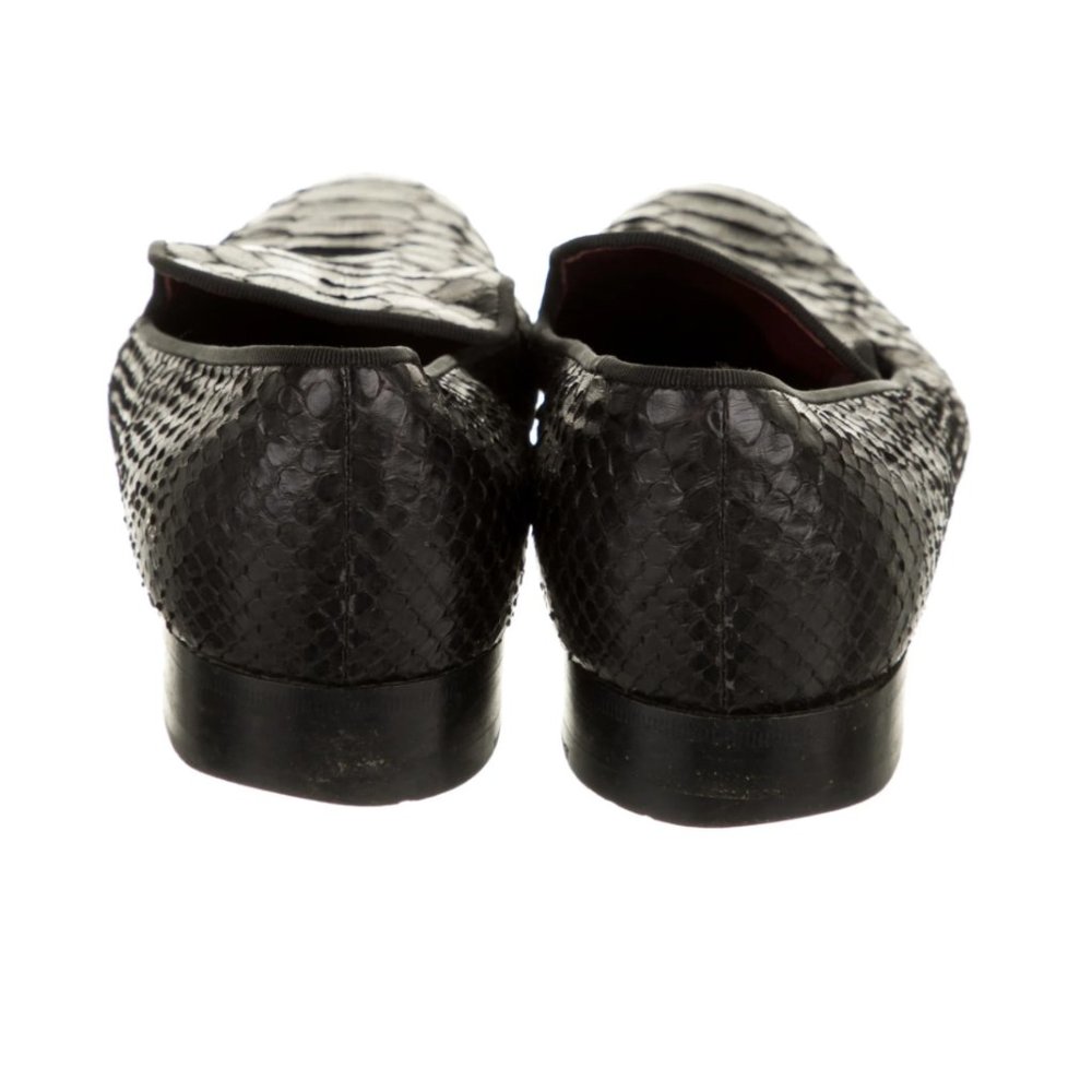 Celine-Python Round-Toe Loafers 37.5 - image 4